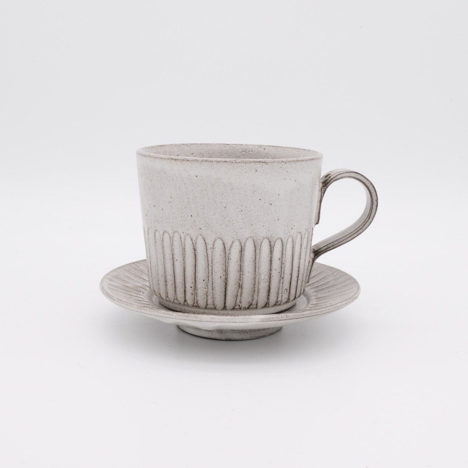 Japanese Style Ceramic Handmade Mug With Saucer Coffee Mug Tea Etsy