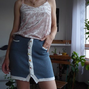 Gelato Skirt Knitting Pattern