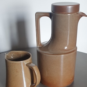 ANCIENNE CAFETIÈRE PICHET en terre cuite de 23 cm Irisé Céramique EUR