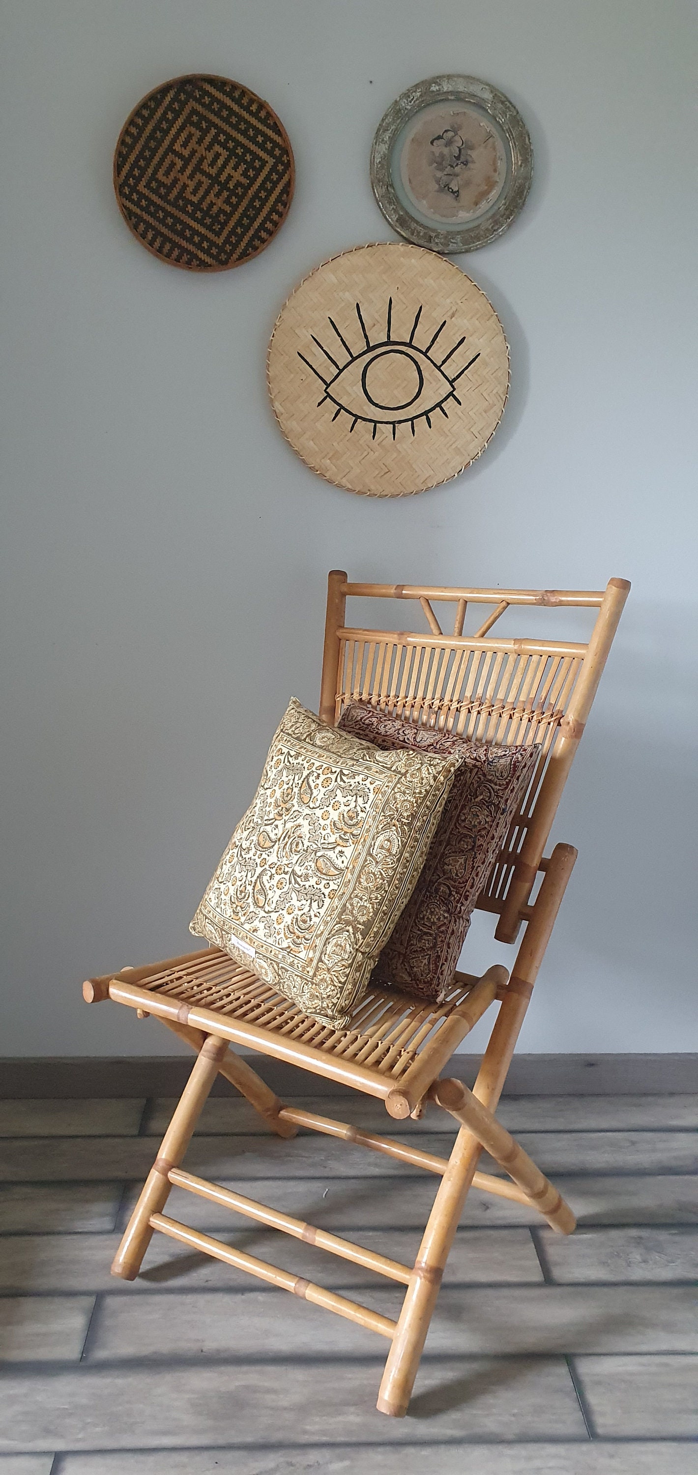 Vintage Bamboo Chair - Etsy