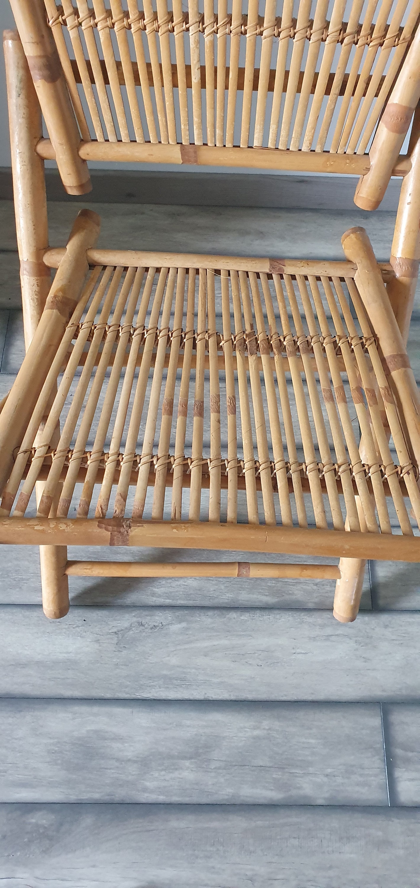 新作 Vintage Bamboo Chair - Etsy 家具