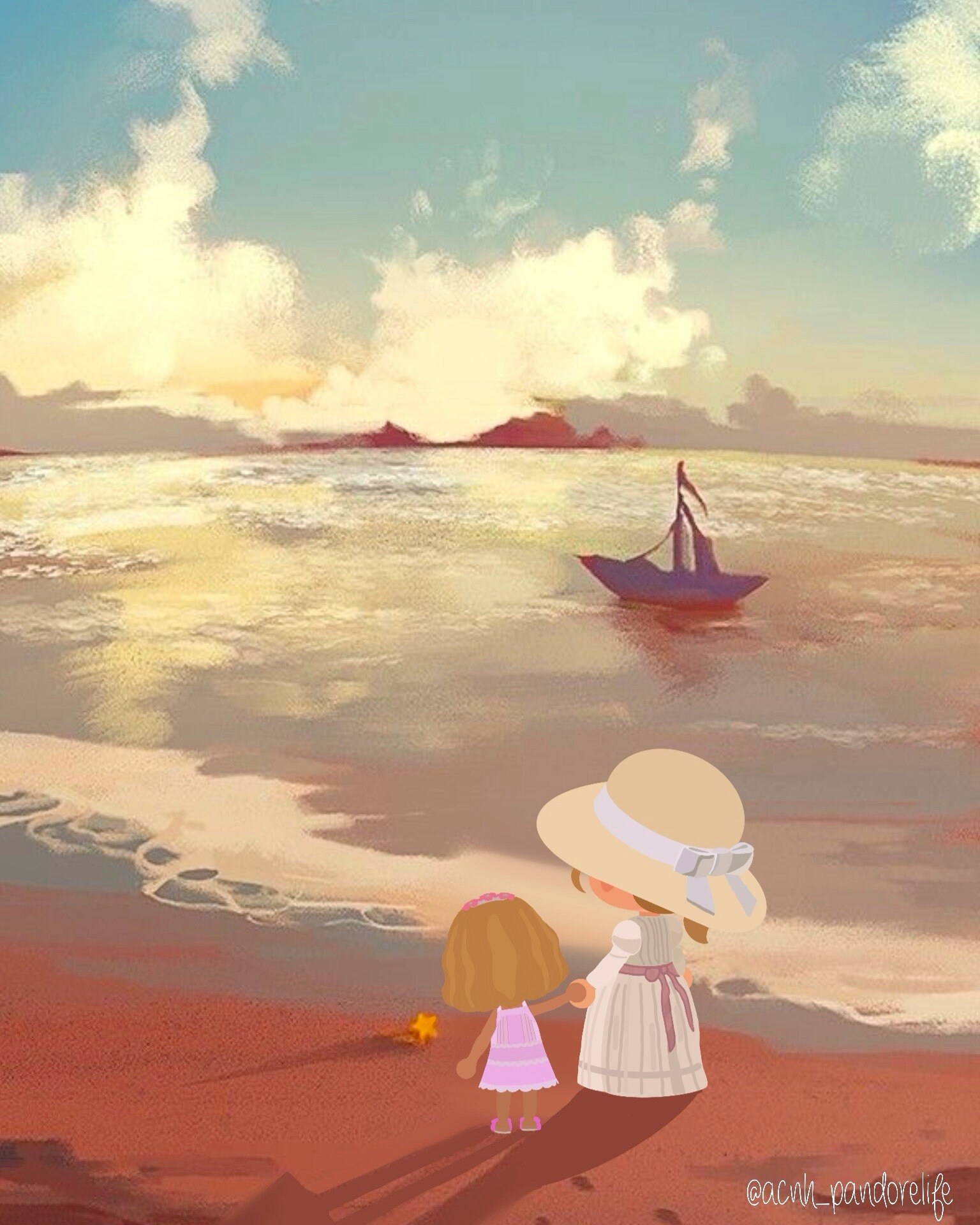 Animal Crossing Digital Drawing | Etsy