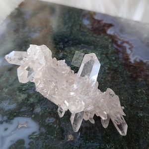 AAA Himalayan Quartz, Small Himalayan Quartz, Samadhi Quartz Cluster, Quartz Cluster, High Quality Himalayan Quartz Specimen, Raw Quartz