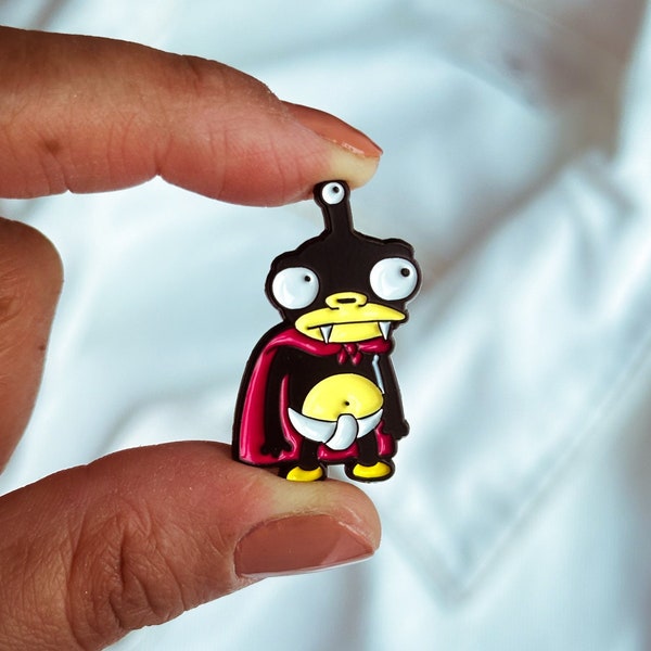 Lord Nibbler Enamel Pin Badge - Futurama - Funny meme - Collectible Lapel Pin - For denim jackets and clothing - Leela and Fry - Nibbler