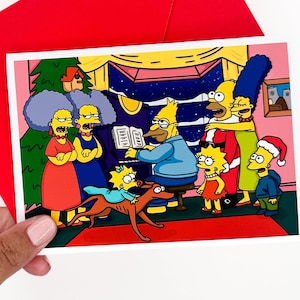Familien Weihnachtskarte - Die Gibsons - Familien Geschenk - Weihnachtskarte - Geschenk für Familie - Weihnachtskarte - Weihnachtsgeschenk -