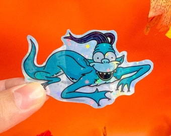 Simpsons Gremlin Holographic Sticker - Treehouse of Horror IV