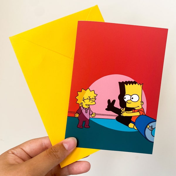 Simpsons Valentine Card - Etsy