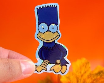 Bart Raven Holographic Sticker - Simpsons Treehouse of Horror