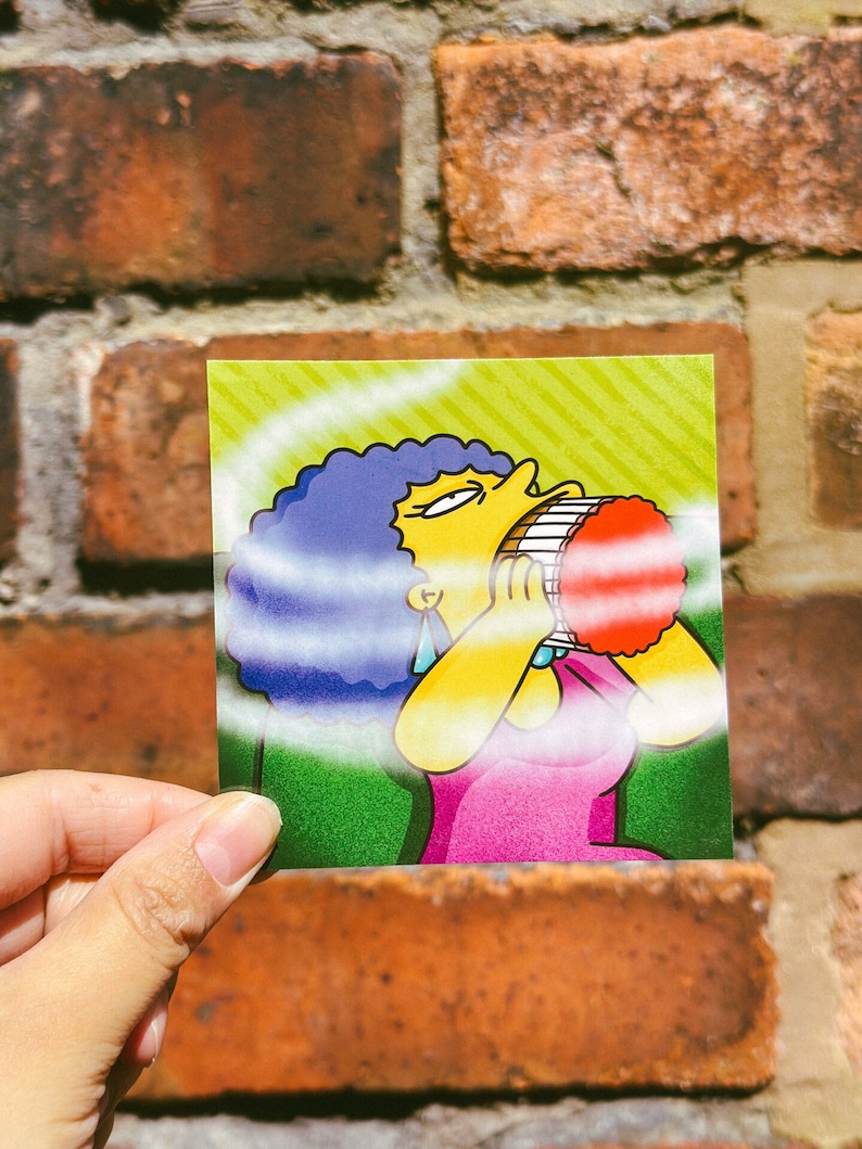 Patty Bouvier Queen Sticker: Glossy Waterproof Simpsons Decal - Etsy