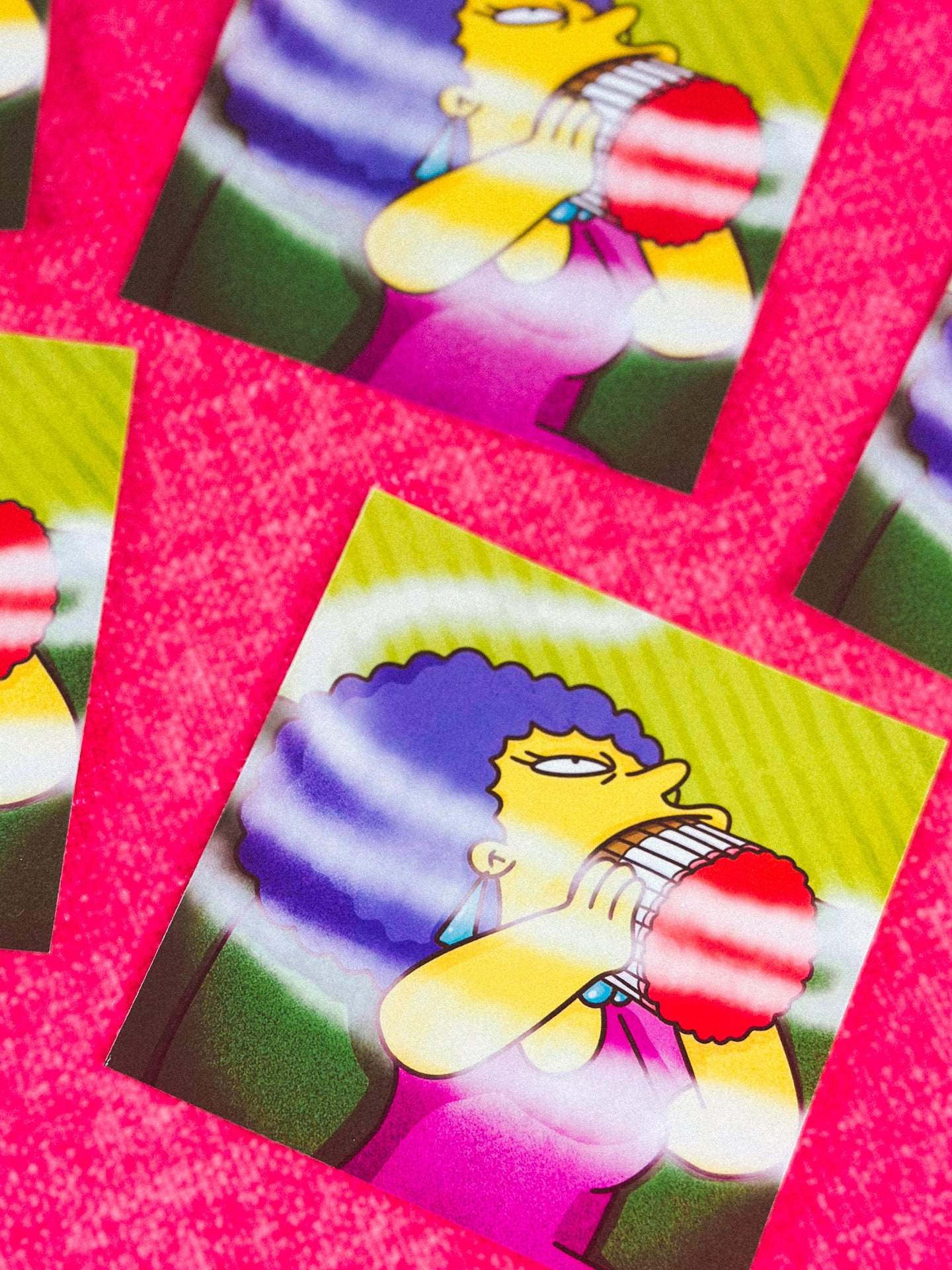 Patty Bouvier Queen Sticker: Glossy Waterproof Simpsons Decal - Etsy