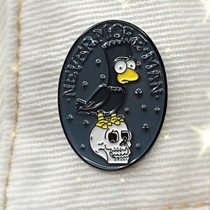 Emaille pin Bart Raven: Simpsons Treehouse of Horror verzamelbroche