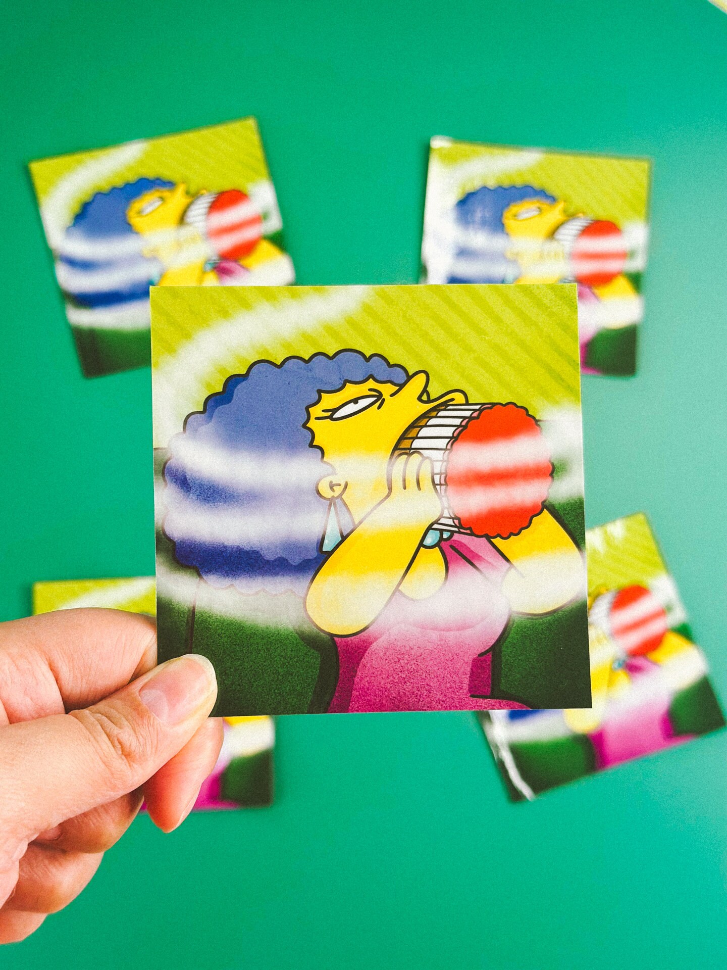 Patty Bouvier Queen Sticker: Glossy Waterproof Simpsons Decal - Etsy