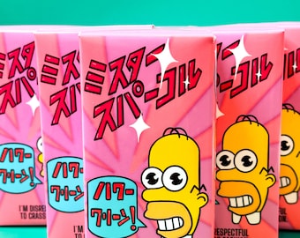 Set de regalo de calcetines Mr. Sparkle: Ropa navideña de Los Simpson, calcetines de algodón hechos a mano.