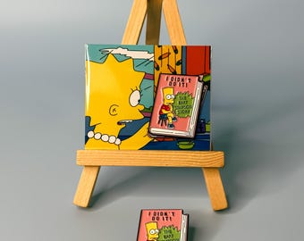 Bart Simpson Enamel Pin: Meme Collectible Lapel Badge