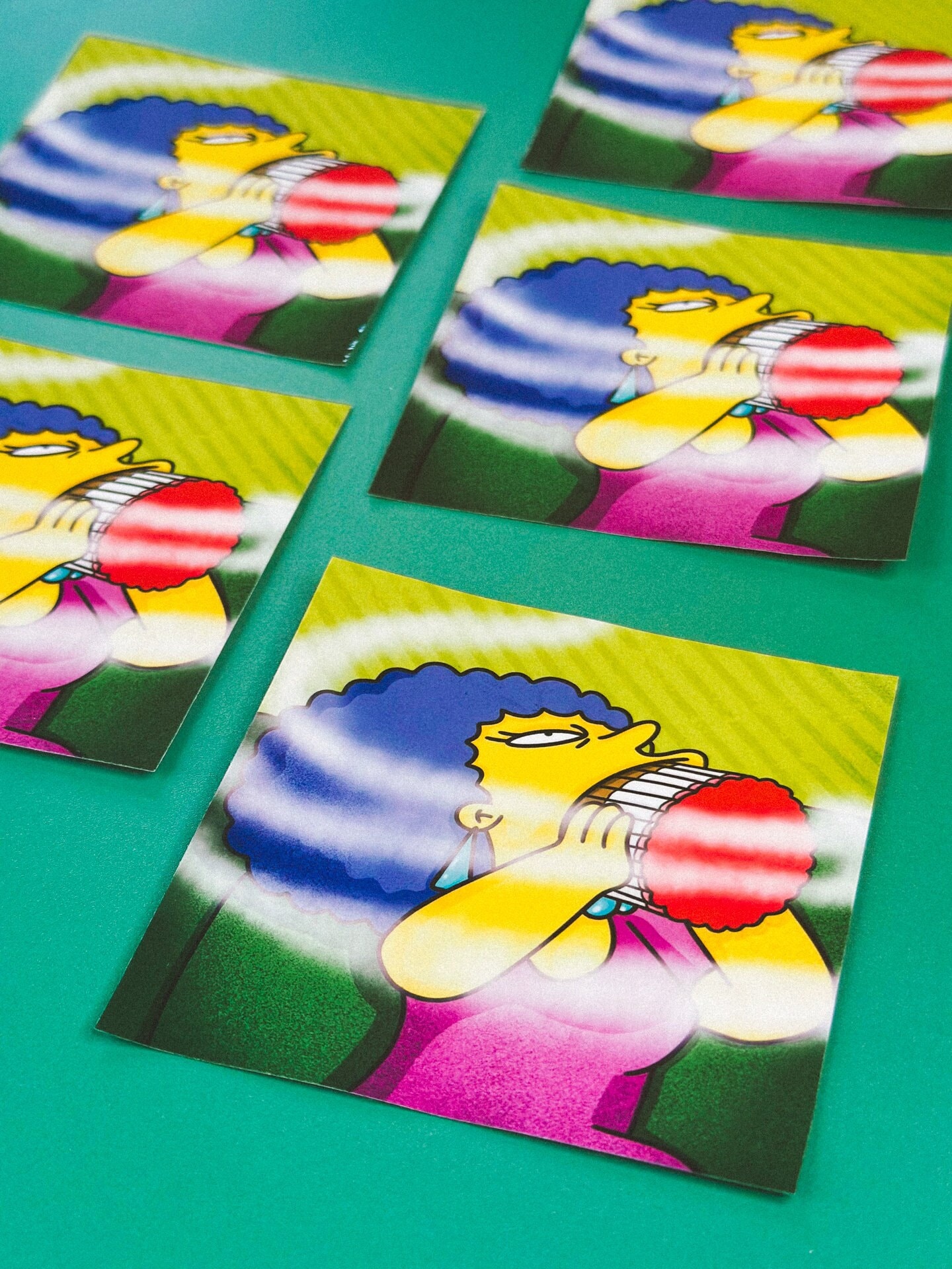 Patty Bouvier Queen large sticker - Glossy, waterproof sticker - Marge Simpson sister - The Simpsons sticker - Simpsons special