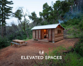 12x16 Small Cabin Plans - 200 SqFt Shed Plans - Tiny House - Studio - ADU - Picnic Table Plans - Real Projects Built by Real People™