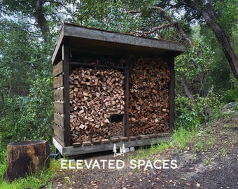4X8 DIY Firewood Shed Plans PDF - 30 Page Step-by-Step DIY Build Guide