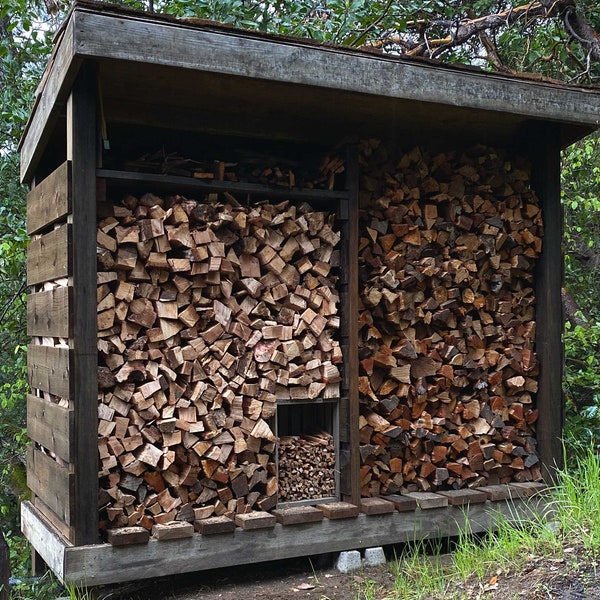 4X8 DIY Firewood Shed Plans PDF - 30 Page Step-by-Step DIY Build Guide