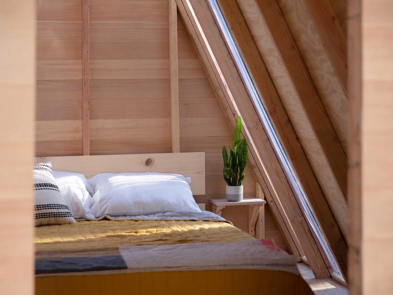 Progetti per cabine a telaio a A - Progetti fai da te per piccole cabine da 10' x 12' a prezzi accessibili - Nessun permesso necessario - Guida alla costruzione fai da te passo dopo passo di 40 pagine in PDF - Airbnb adu immagine 7