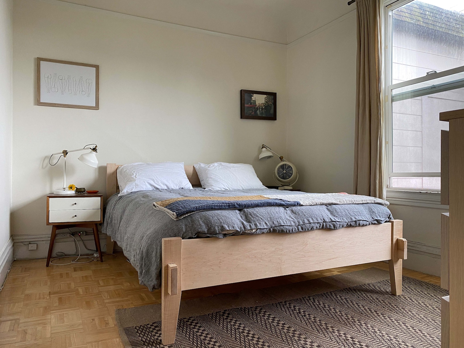 Bed Frame Plans PDF 35 Page Stepbystep DIY Build Guide Etsy