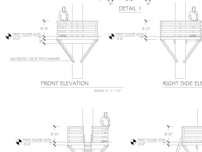 Tree House Plans PDF Modern Playhouse Plans DIY Kids Etsy tree-house-plans-pdf-modern-playhouse-plans-diy-kids-etsy
