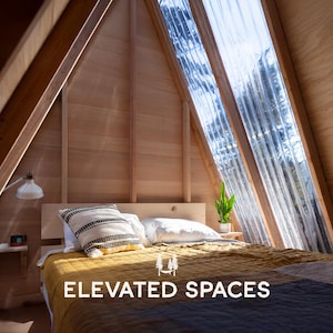 Progetti per cabine a telaio a A - Progetti fai da te per piccole cabine da 10' x 12' a prezzi accessibili - Nessun permesso necessario - Guida alla costruzione fai da te passo dopo passo di 40 pagine in PDF - Airbnb adu