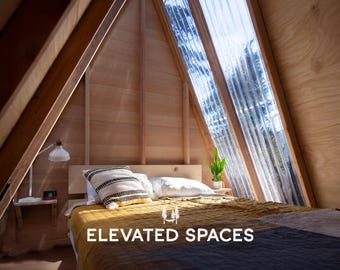 A-Frame Cabin Plans - 10' x 12' Affordable DIY Tiny Cabin Plans - No Permit Needed - 40 Page Step-by-Step DIY Build Guide PDF - Airbnb adu