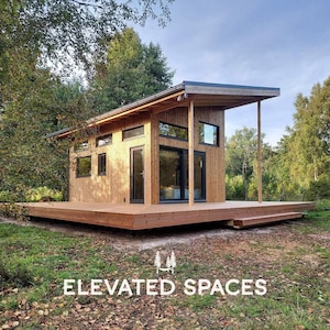 Tiny House Cabin Plans PDF: 380 SqFt, 1 Bed, Loft, DIY Building - Real Projects Built by Real People™