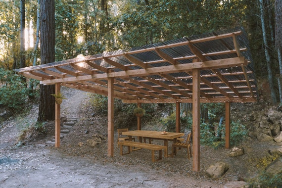 Covered Pergola Plans Gazebo Plans 