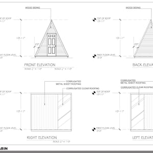 Progetti per cabine a telaio a A - Progetti fai da te per piccole cabine da 10' x 12' a prezzi accessibili - Nessun permesso necessario - Guida alla costruzione fai da te passo dopo passo di 40 pagine in PDF - Airbnb adu immagine 15