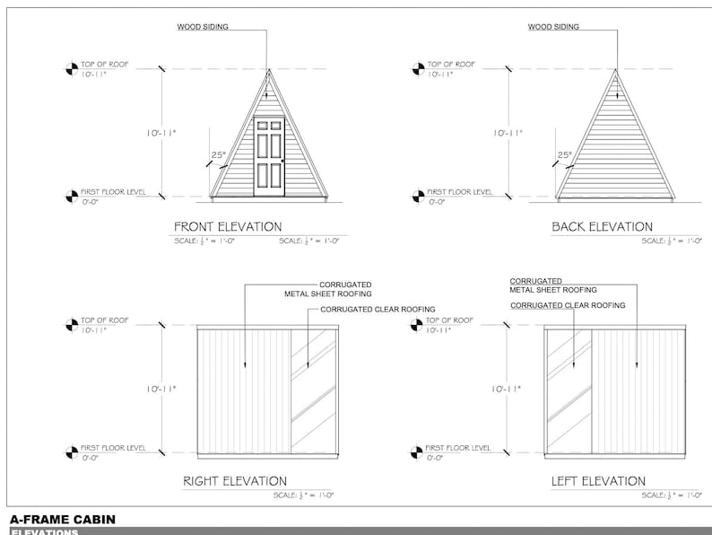 Progetti per cabine a telaio a A - Progetti fai da te per piccole cabine da 10' x 12' a prezzi accessibili - Nessun permesso necessario - Guida alla costruzione fai da te passo dopo passo di 40 pagine in PDF - Airbnb adu immagine 15