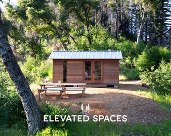 12x16 Small Cabin Plans - 200 SqFt Shed Plans - Tiny House - Studio - ADU - Picnic Table Plans - Real Projects Built by Real People™