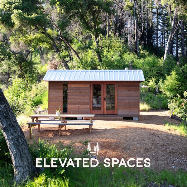 12x16 Small Cabin Plans - 200 SqFt Shed Plans - Tiny House - Studio - ADU - Picnic Table Plans - Real Projects Built by Real People™