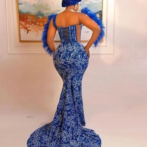 African Lace Dress Plus Size Prom Dress Corset Prom Dress - Etsy