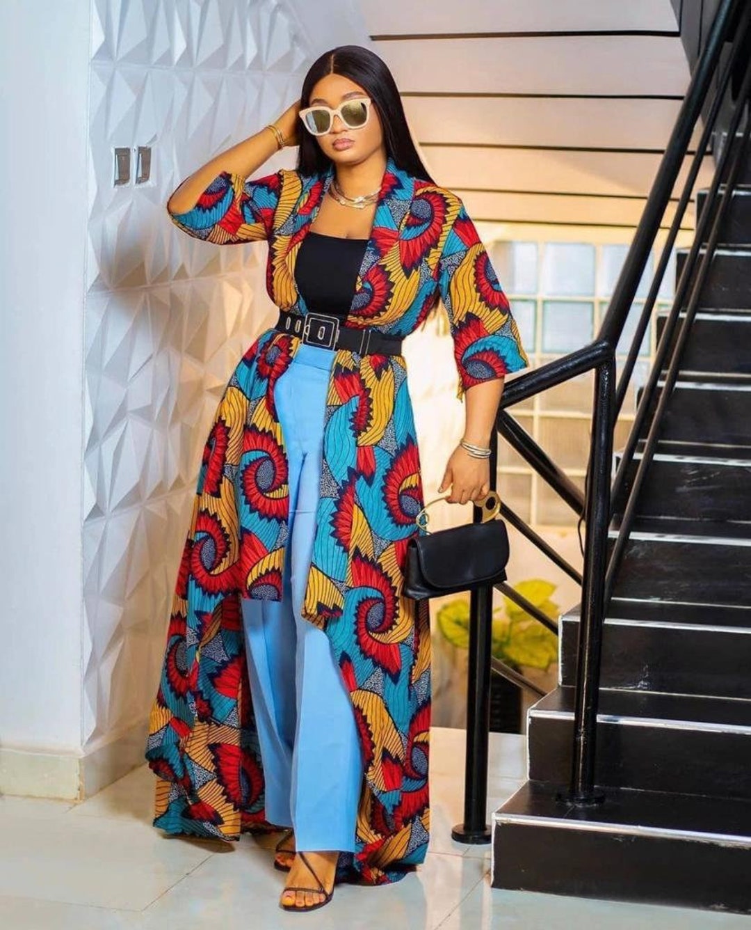 ankara kimono jacket