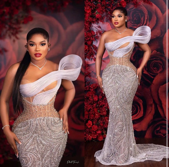 Evening dress outlet for wedding reception