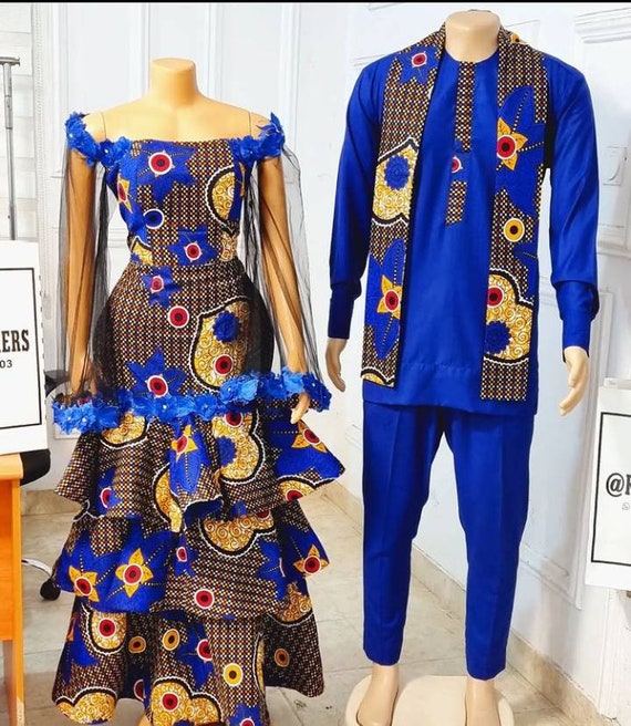African Couple Outfit Ankara Couples Outfit African Print | Etsy