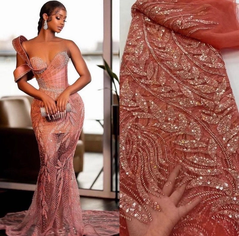 African Wedding Reception Dress Prom Dress With Corset Etsy