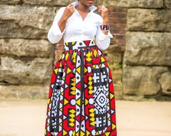 ankara long skirts