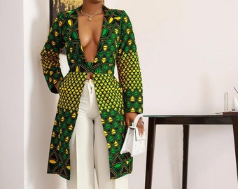 African Print Jacket, Ankara Print Jacket, Ankara Jacket for Women, Ankara Blazer Jacket, African Print Blazer, Ankara Blazer fro Women