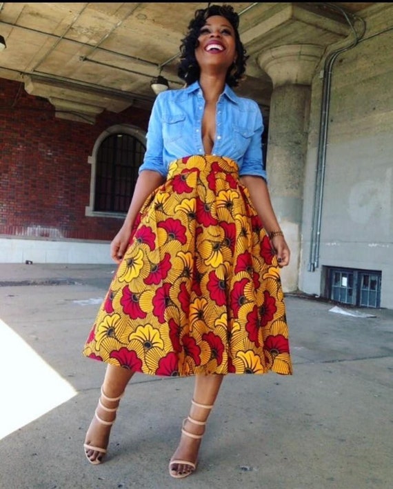 Best tops to wear with African print skirts (February 2019) - YEN.COM.GH