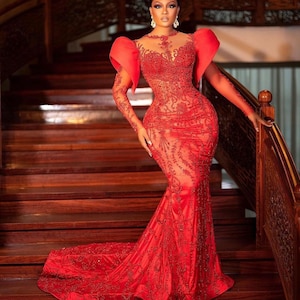Elegant Mermaid Prom Dress,Senior Prom Gown Y7263 main image 1