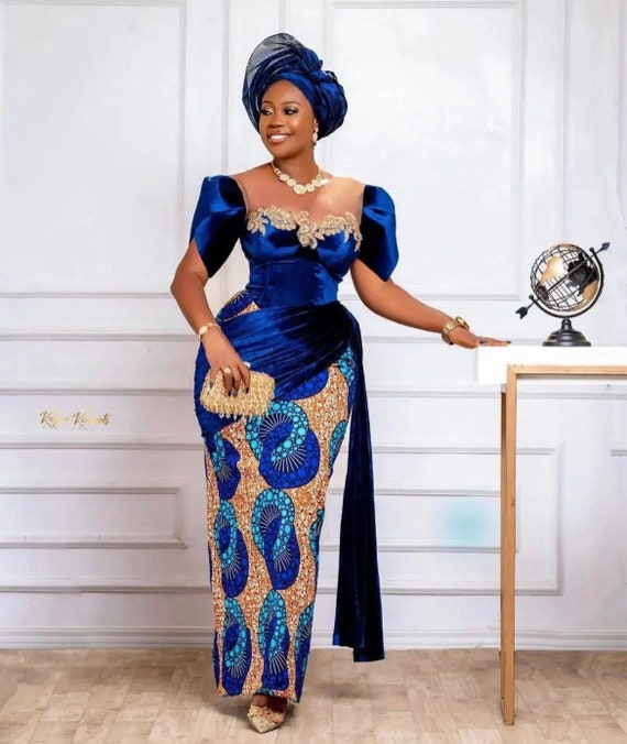Corset Asoebi Styles  Corset asoebi styles, Nigerian lace styles