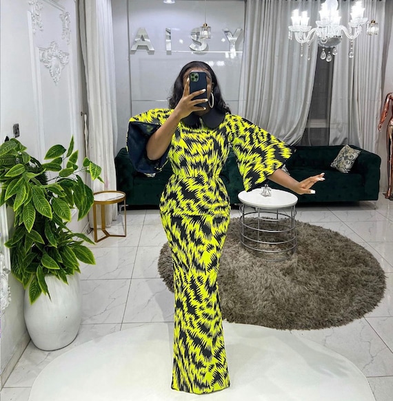 New and Classic Ankara Long Gown Styles for Weddings; Occasions -