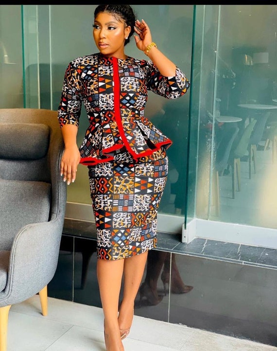 Office skirt and top blouse in nigeria