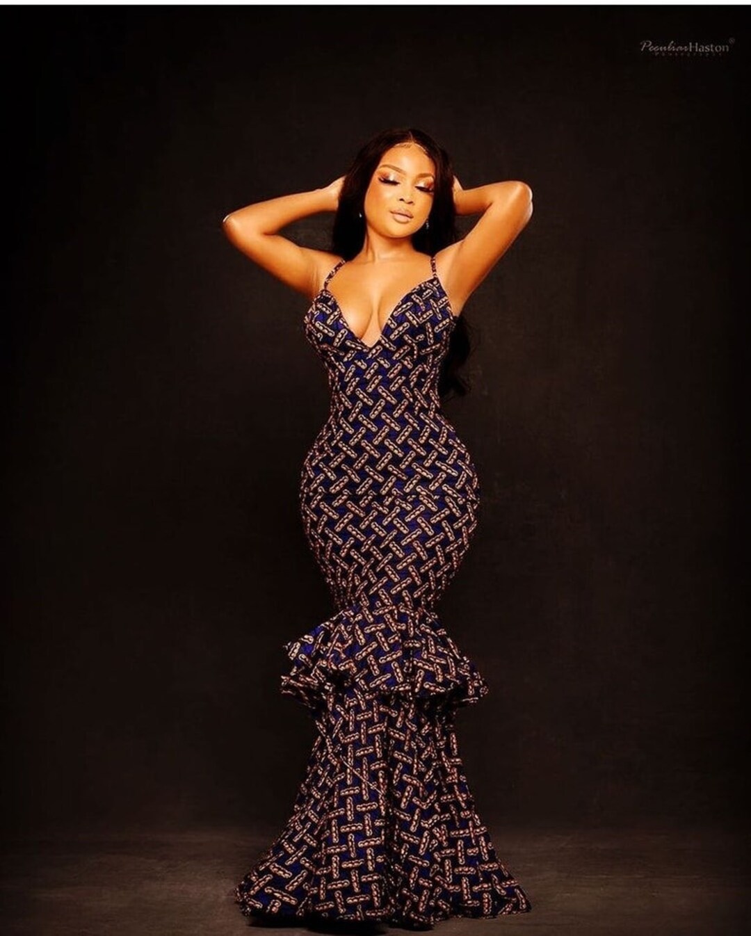 Spaghetti Strap Sleeveless Ankara Dress Ankara Mermaid Tail Etsy