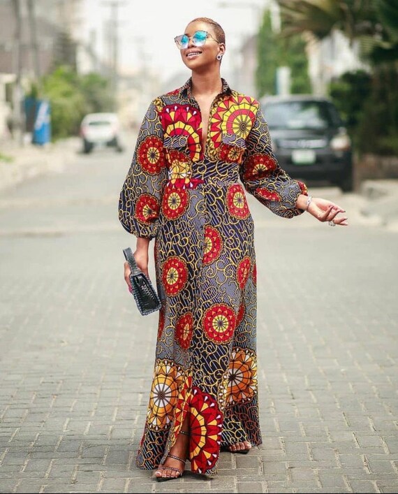 Ankara Print Dress African Print Dress Ankara Dress Ankara