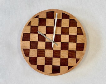 CHEST pattern - wall clock without resin, gift, unique design