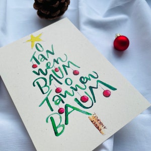 Oh albero di Natale Cartolina di Natale
