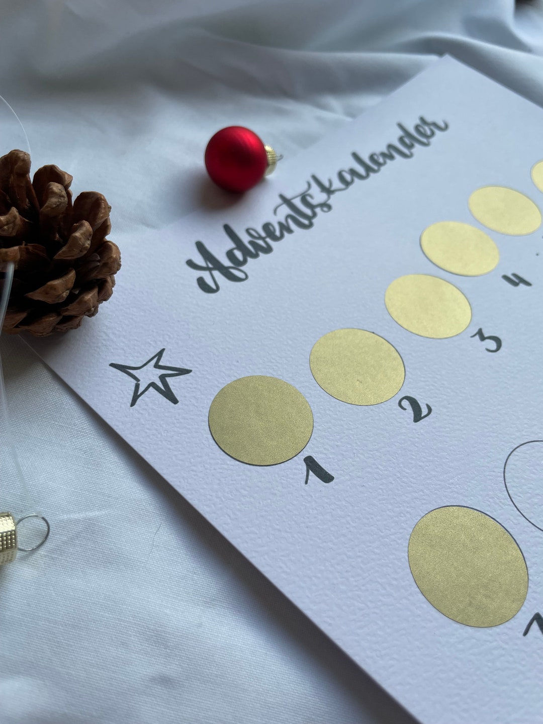 Advent Calendar DIY for Scratching Things Instead of Stuff Etsy